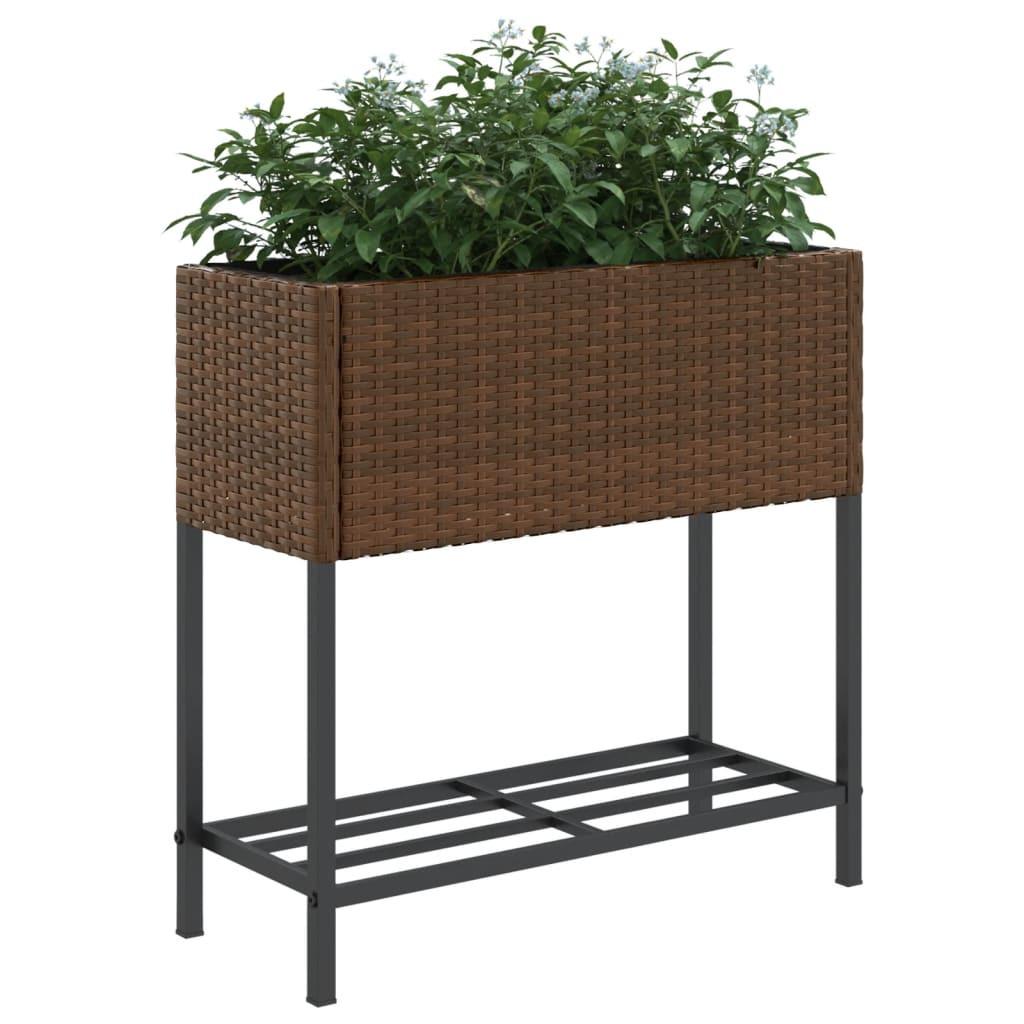 VidaXL Pflanzkübel poly-rattan  