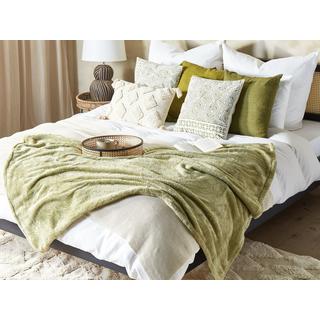 Beliani NAMDU Couverture Polaire Classique en Polyester  