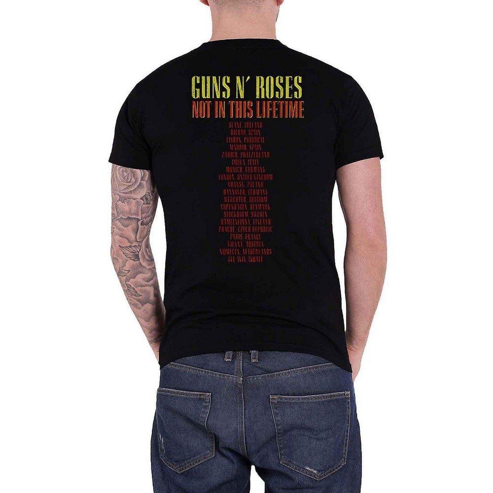 Guns N Roses Pistols & Roses T-Shirt Stampa Grafica  
