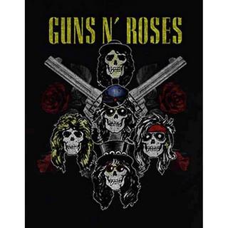 Guns N Roses Pistols & Roses T-Shirt Stampa Grafica  
