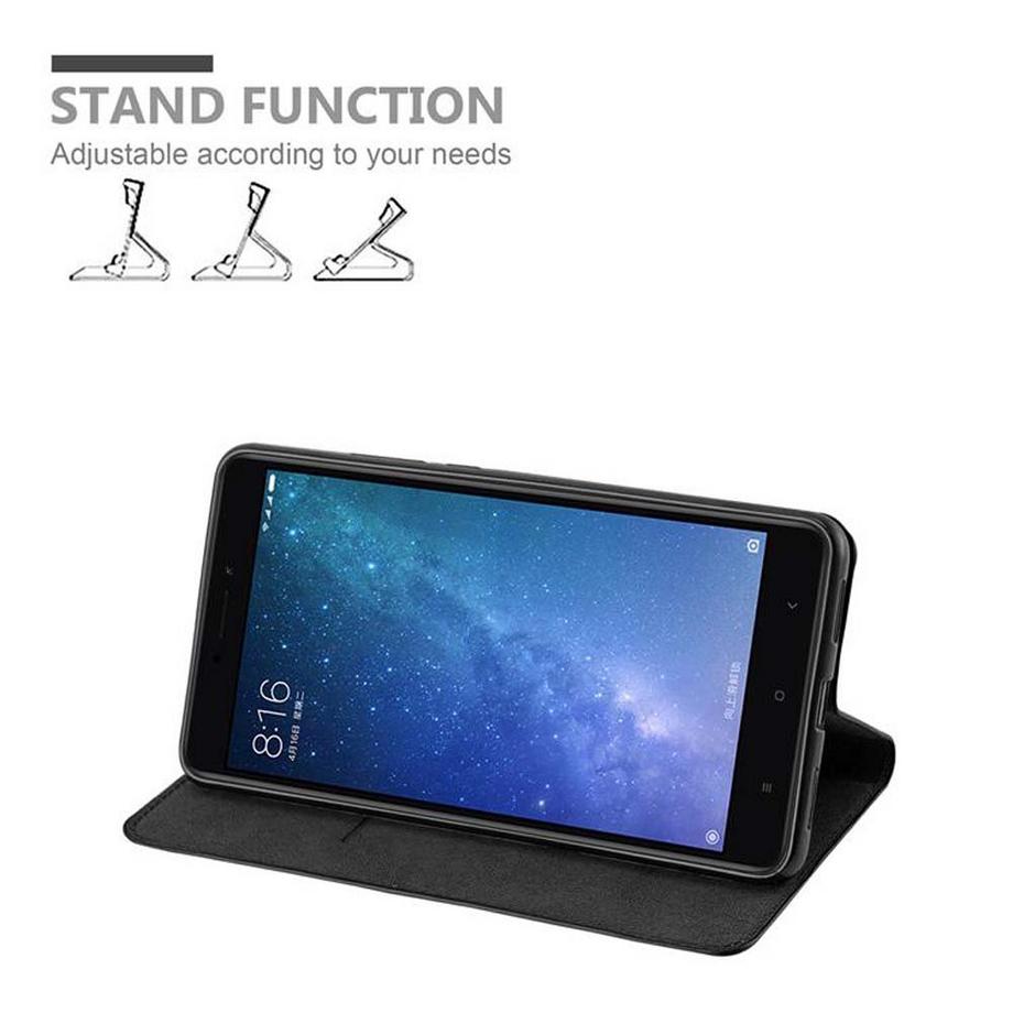 Cadorabo  Hülle für Xiaomi Mi MAX 2 Magnetverschluss, Kartenfach 