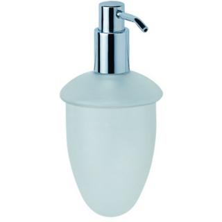 diaqua Portasapone con pompa metallo bianco/cromato  