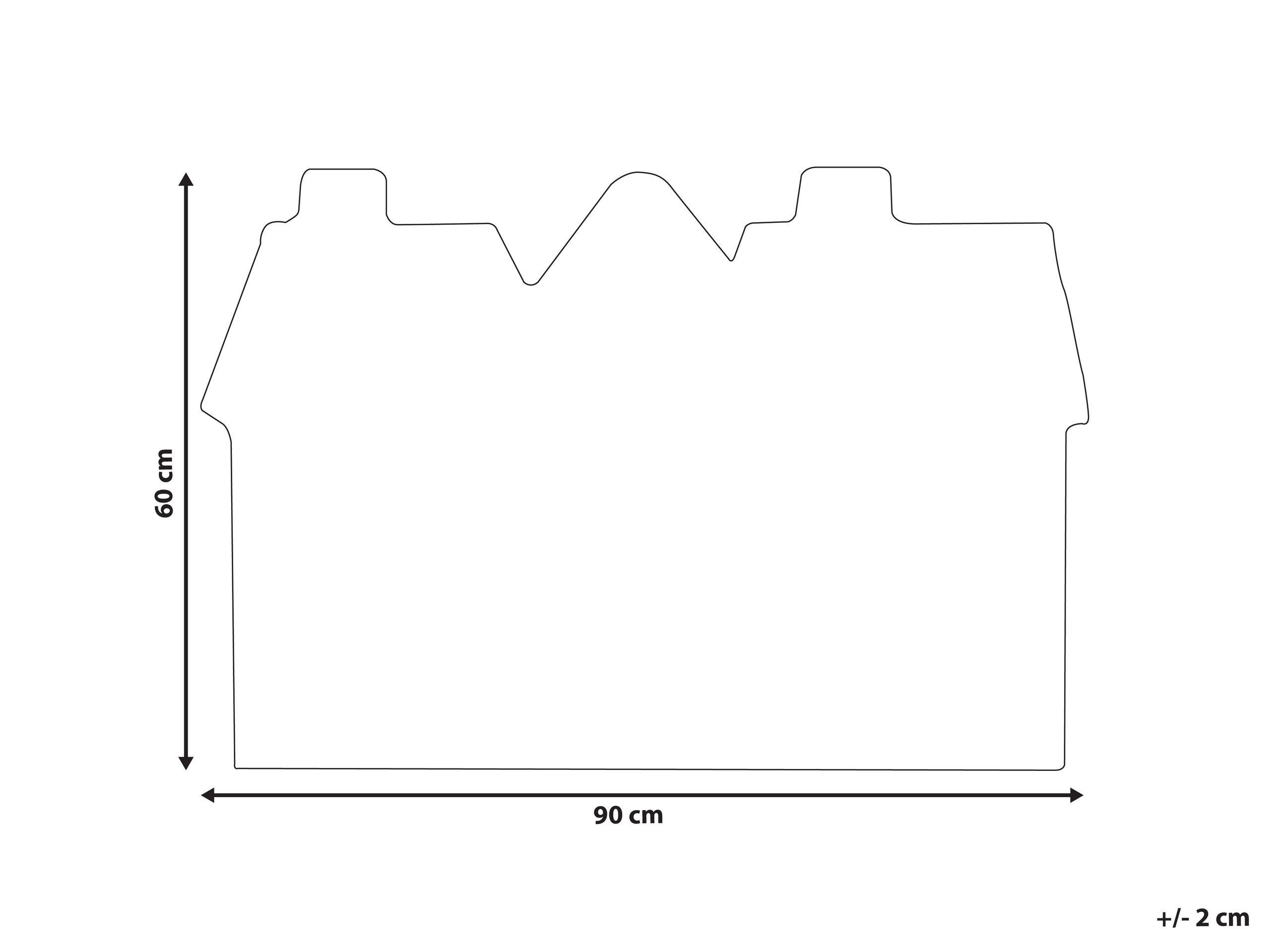 Beliani Paillasson en Fibre de coco Traditionnel MUHIKAP  