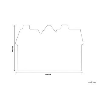 Beliani Paillasson en Fibre de coco Traditionnel MUHIKAP  