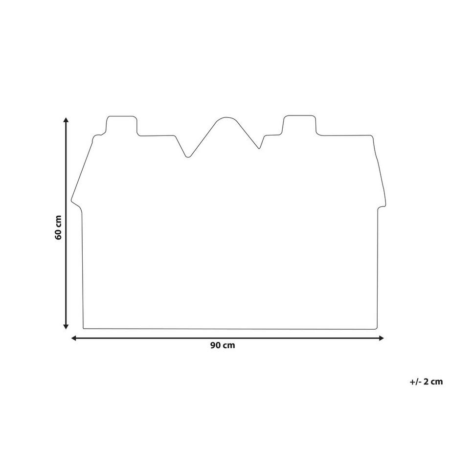 Beliani Tappetino da Ingresso en Fibra di Cocco  MUHIKAP  