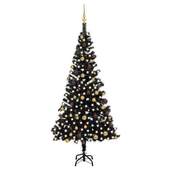 VidaXL Arbre de Noël artificiel avec décoration  