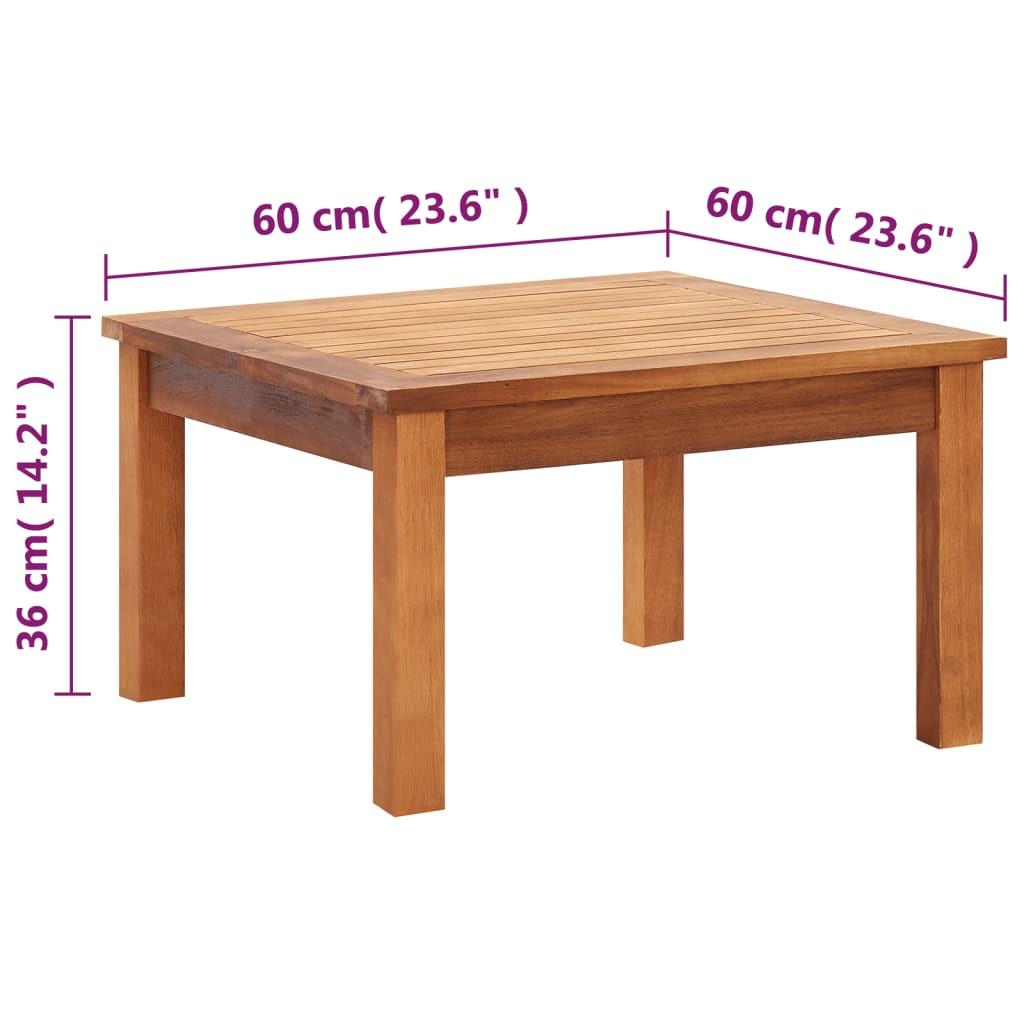 VidaXL Table basse bois d'acacia  