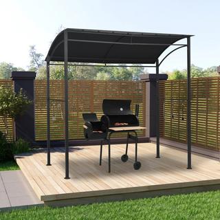 VidaXL gazebo per barbecue Acciaio  