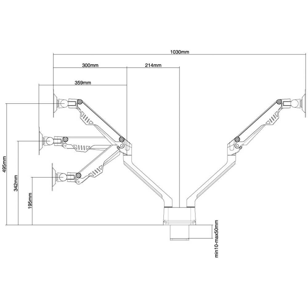 Neomounts by Newstar  Supporto da tavolo per monitor 