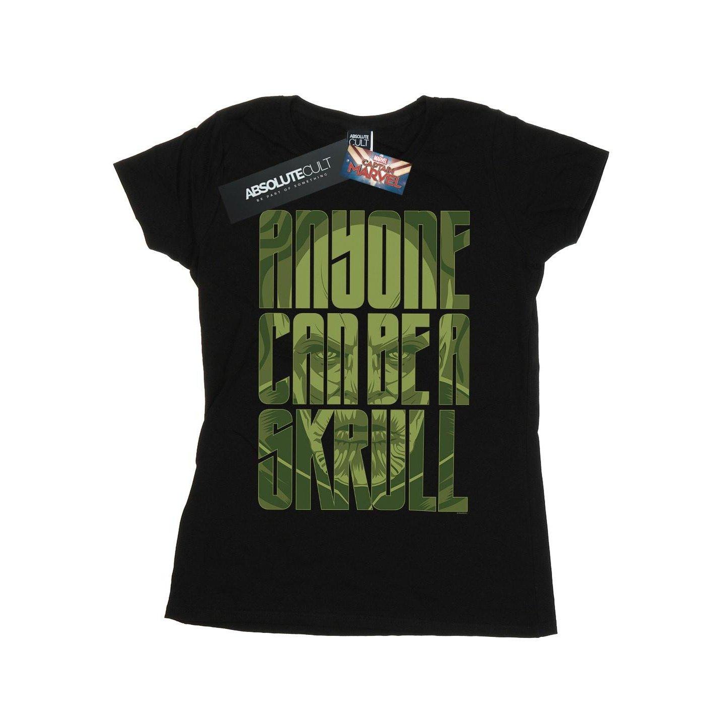 Image of Captain Anyone Can Be A Skrull Tshirt Damen Schwarz L