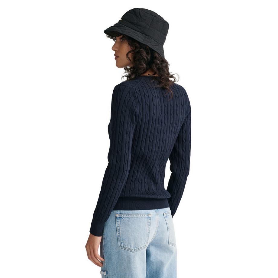 GANT Strickpullover Zopfmuster Figurbetont  