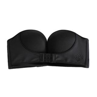 B2X  Soutien-Gorge Push-Up Sans Bretelles, Boutonnage Avant Supplémentaire, Noir - 80C 