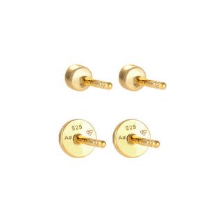 Elli  Boucles d'Oreilles Femmes Clous D'oreilles Plaquettes Set De 2 Avec Cristaux 