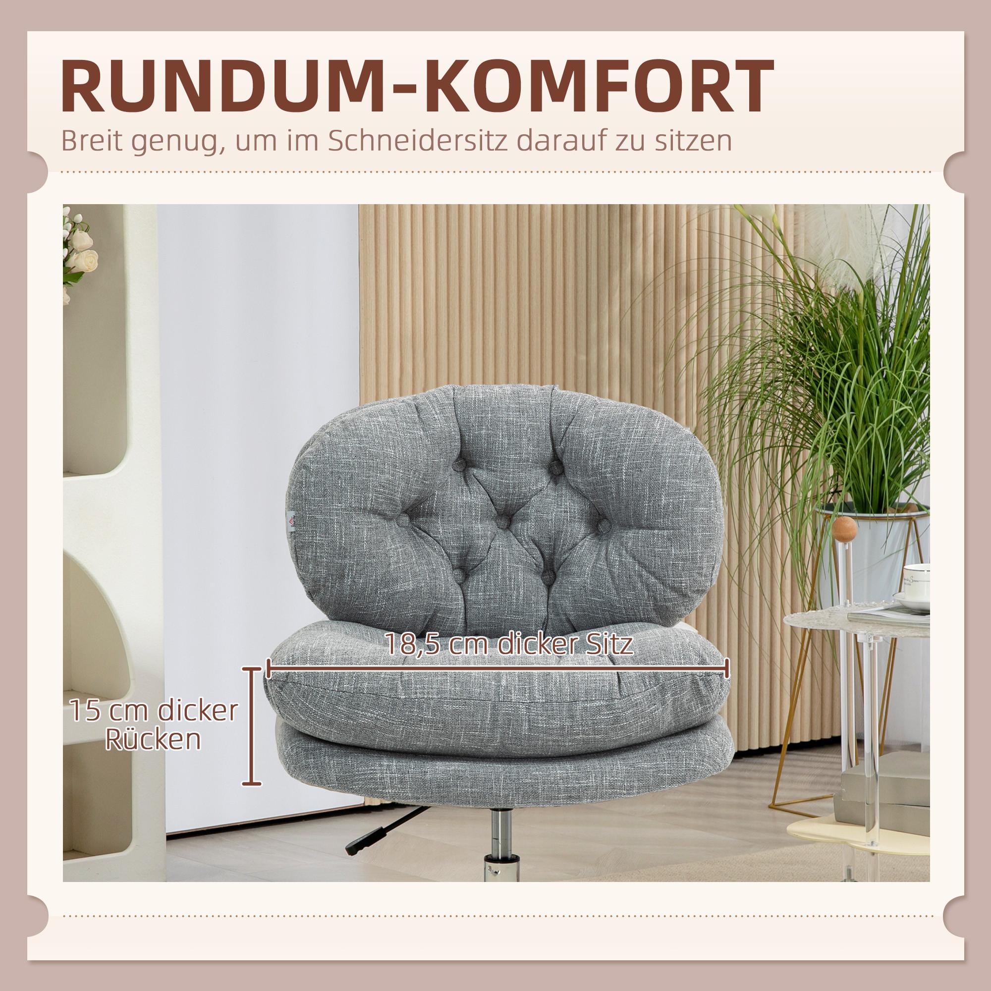 HOMCOM Chaise de bureau  