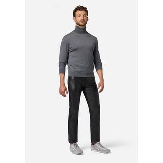 RICANO  Pantalon en cuir pour hommes No. 3 TR Jeans, dans un style classique à 5 poches, taille normale. 