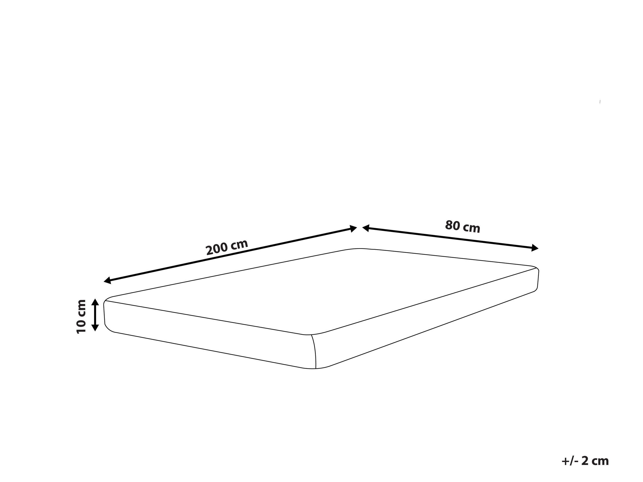 Beliani Materasso in schiuma en Schiuma PU PICCOLO  
