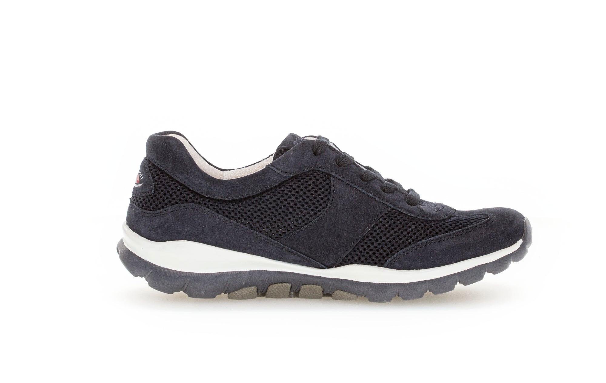 Image of Nubuk Wandersneaker Damen Blau 40.5