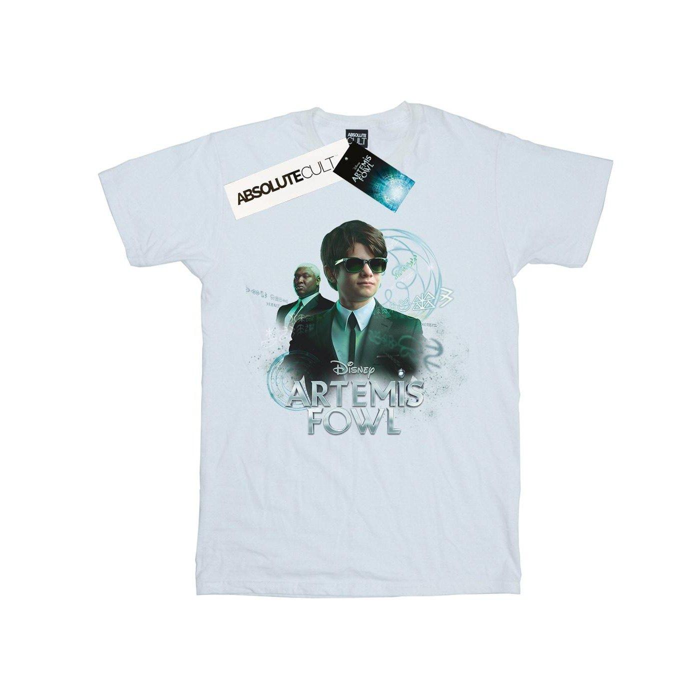Image of Artemis Fowl Butler Poster Tshirt Herren Weiss 5XL