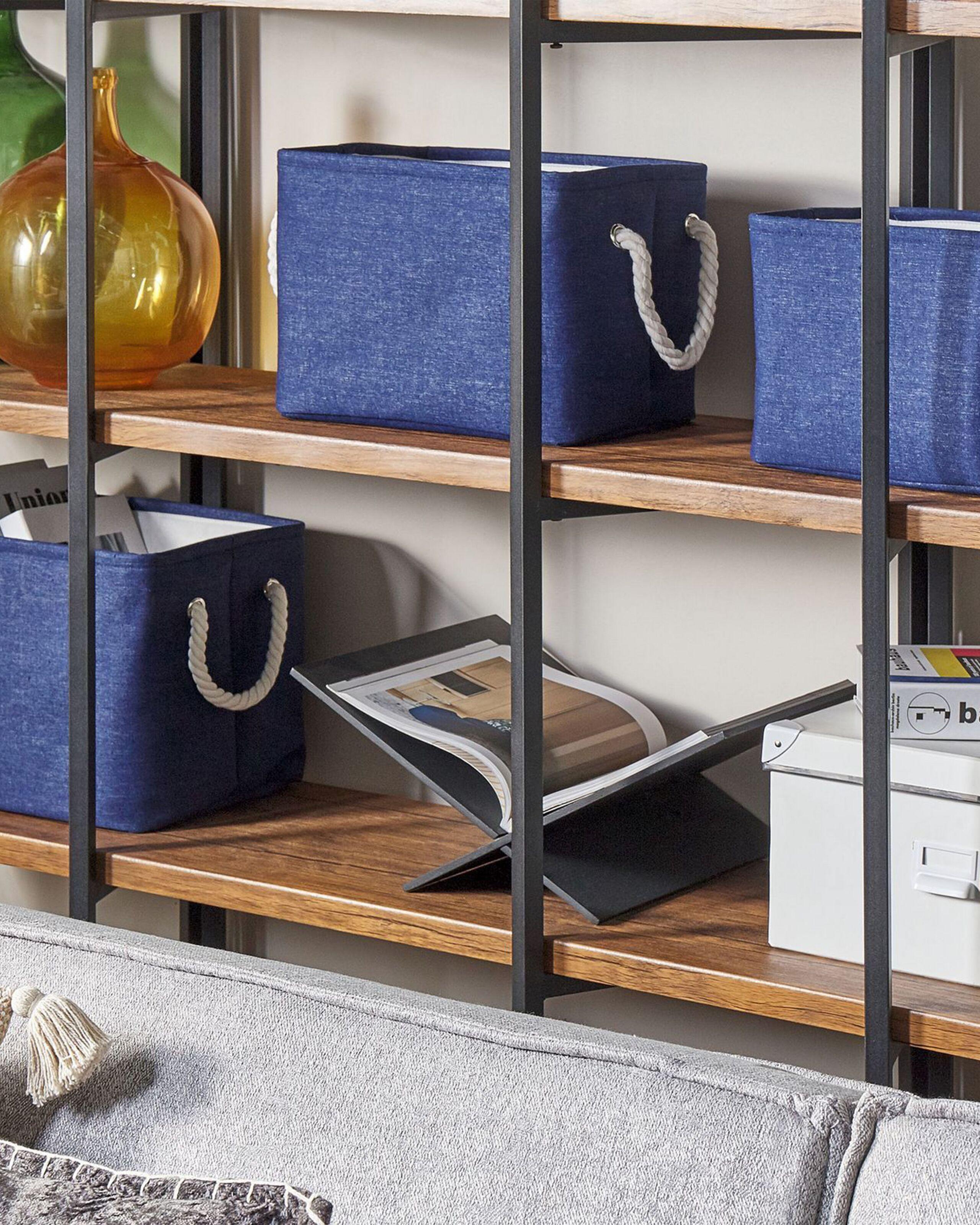 Beliani Lot de 3 paniers en Tissu Traditionnel DARQAB  