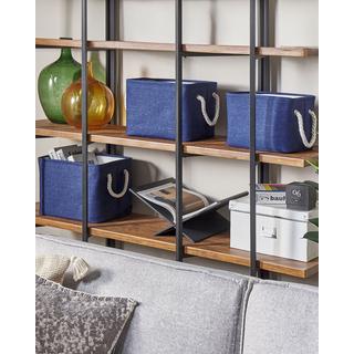 Beliani Lot de 3 paniers en Tissu Traditionnel DARQAB  