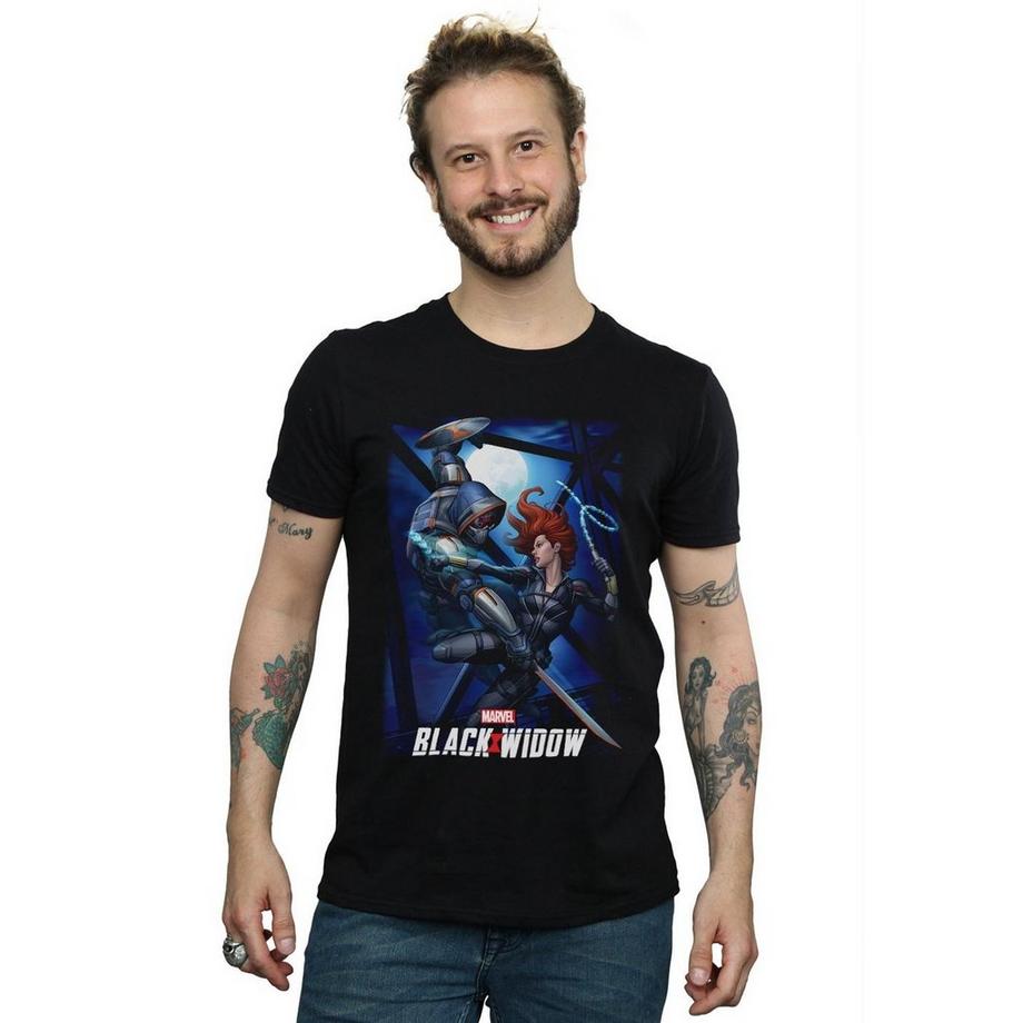 MARVEL Black Widow Bridge Battle T-Shirt  