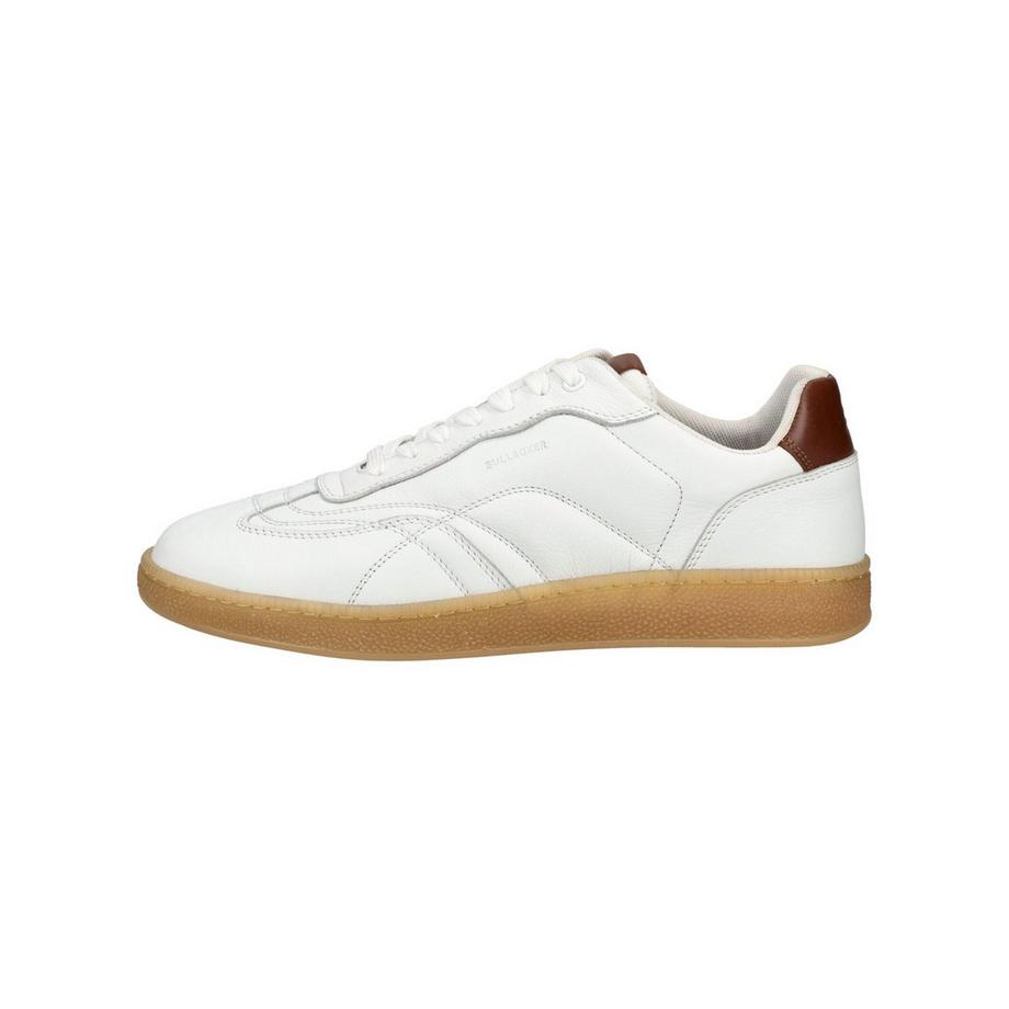Bullboxer Sneaker bassa bianca con suola in gomma  