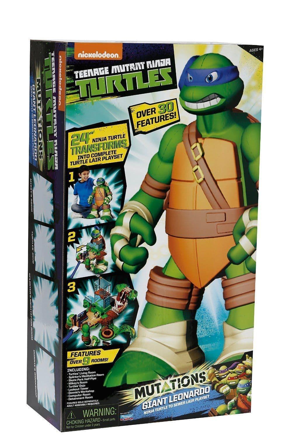 Image of Teenage Mutant Ninja Turtles - Mutations Giant Leonardo Lair Playset