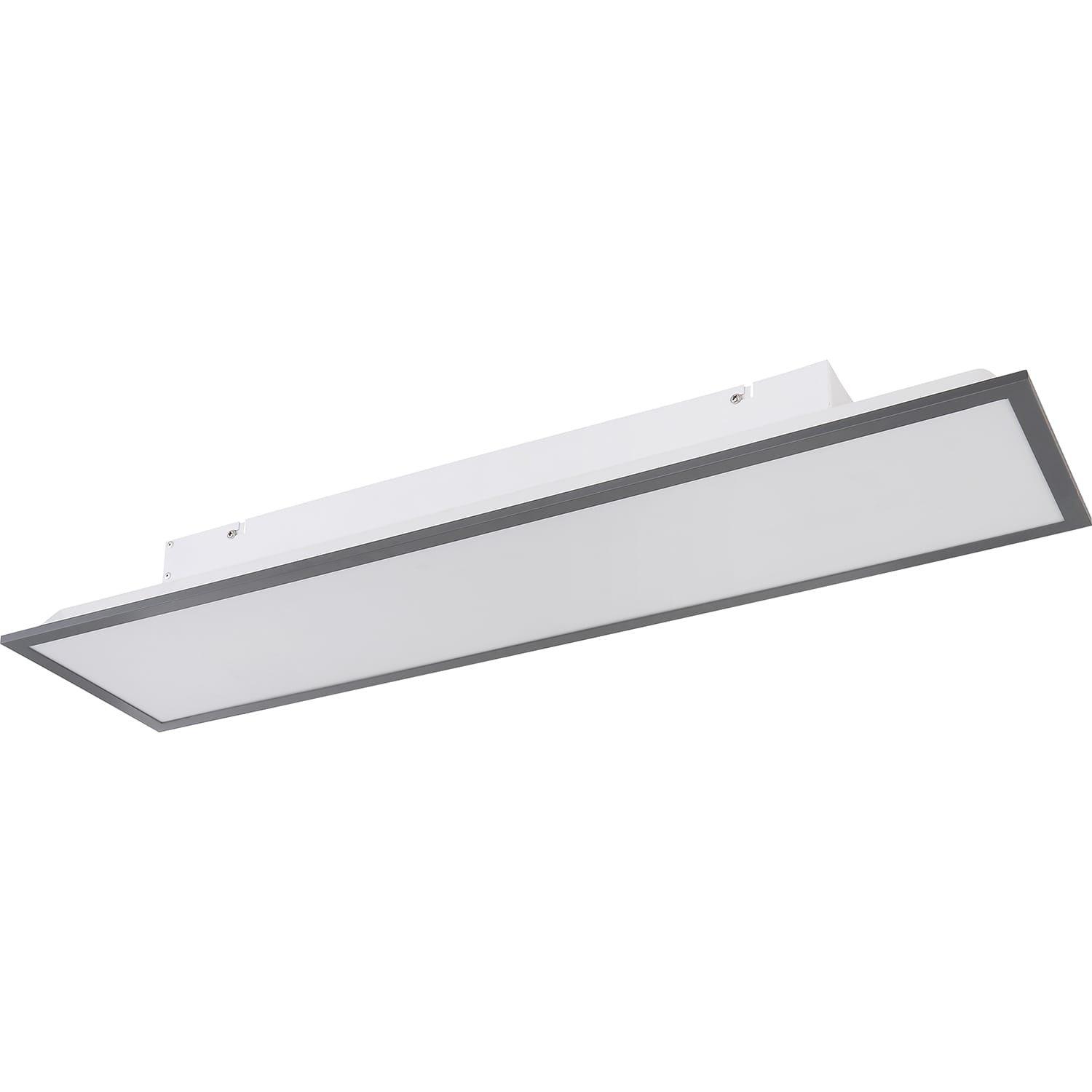 mutoni Deckenleuchte Doro Aluminium weiss opal 1xLED 20x80  