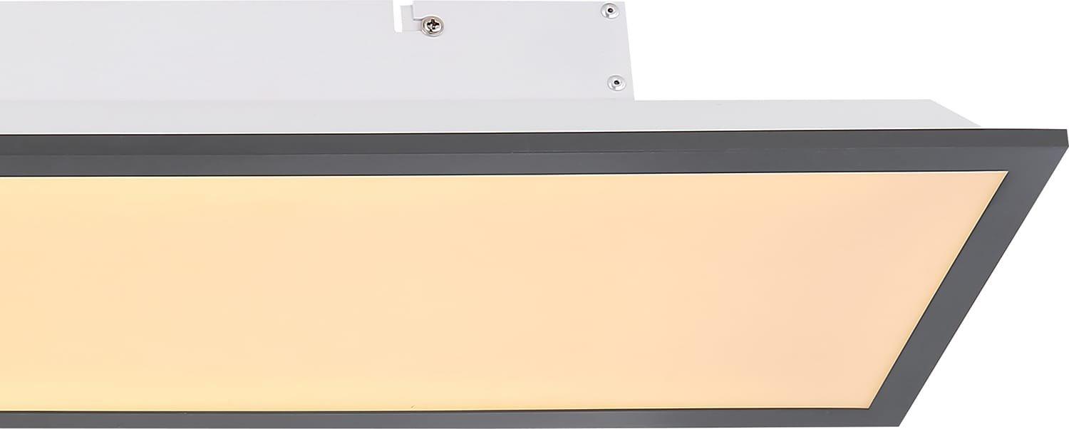 mutoni Deckenleuchte Doro Aluminium weiss opal 1xLED 20x80  