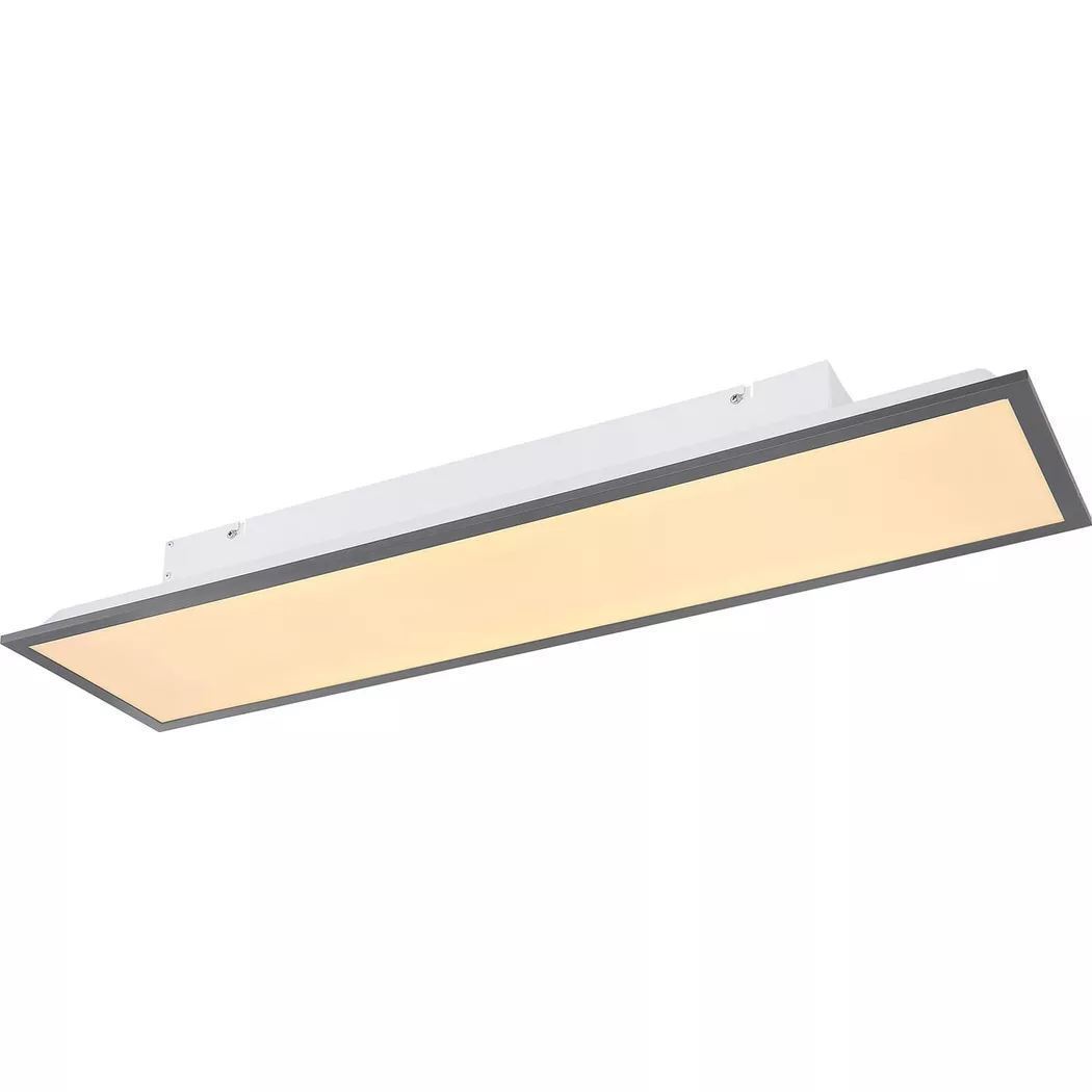 mutoni – Deckenleuchte Doro Aluminium weiss opal 1xLED 20×80, One Size, Multicolor