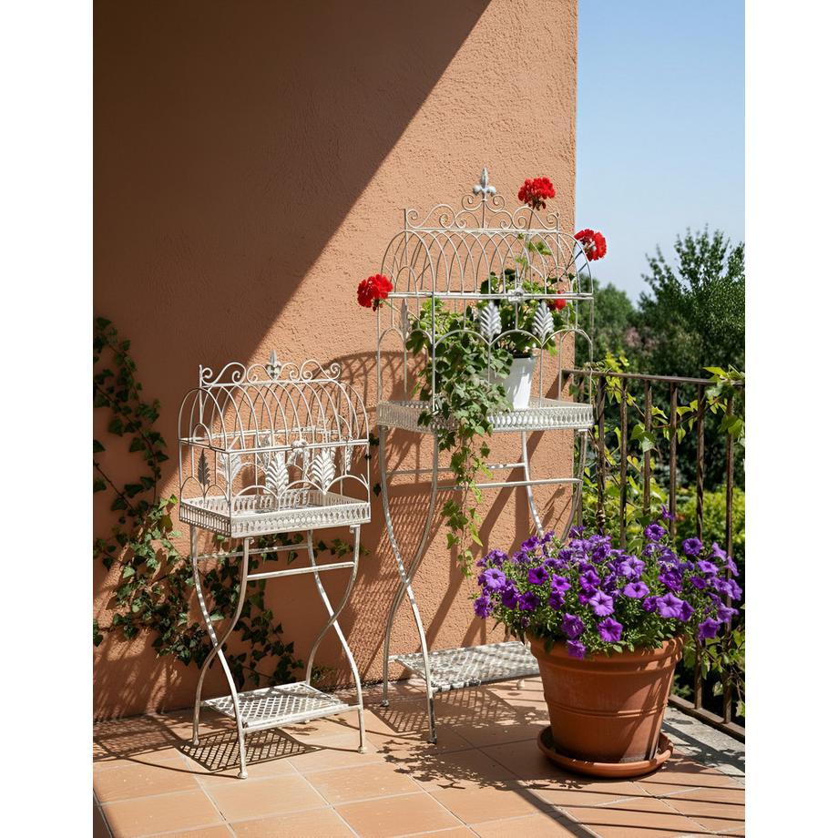 Beliani Regal 2er Set aus Eisen Retro SICILY  