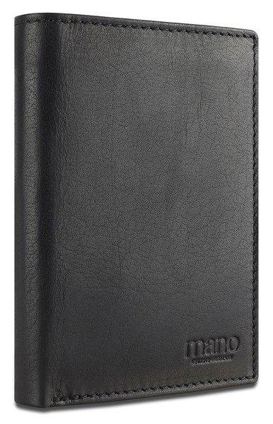 Image of Hochformatbörse Mit Klappe, Herren Schwarz ONE SIZE