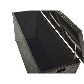 Beliani Aufbewahrungsbox aus PE Rattan Boho MODENA  
