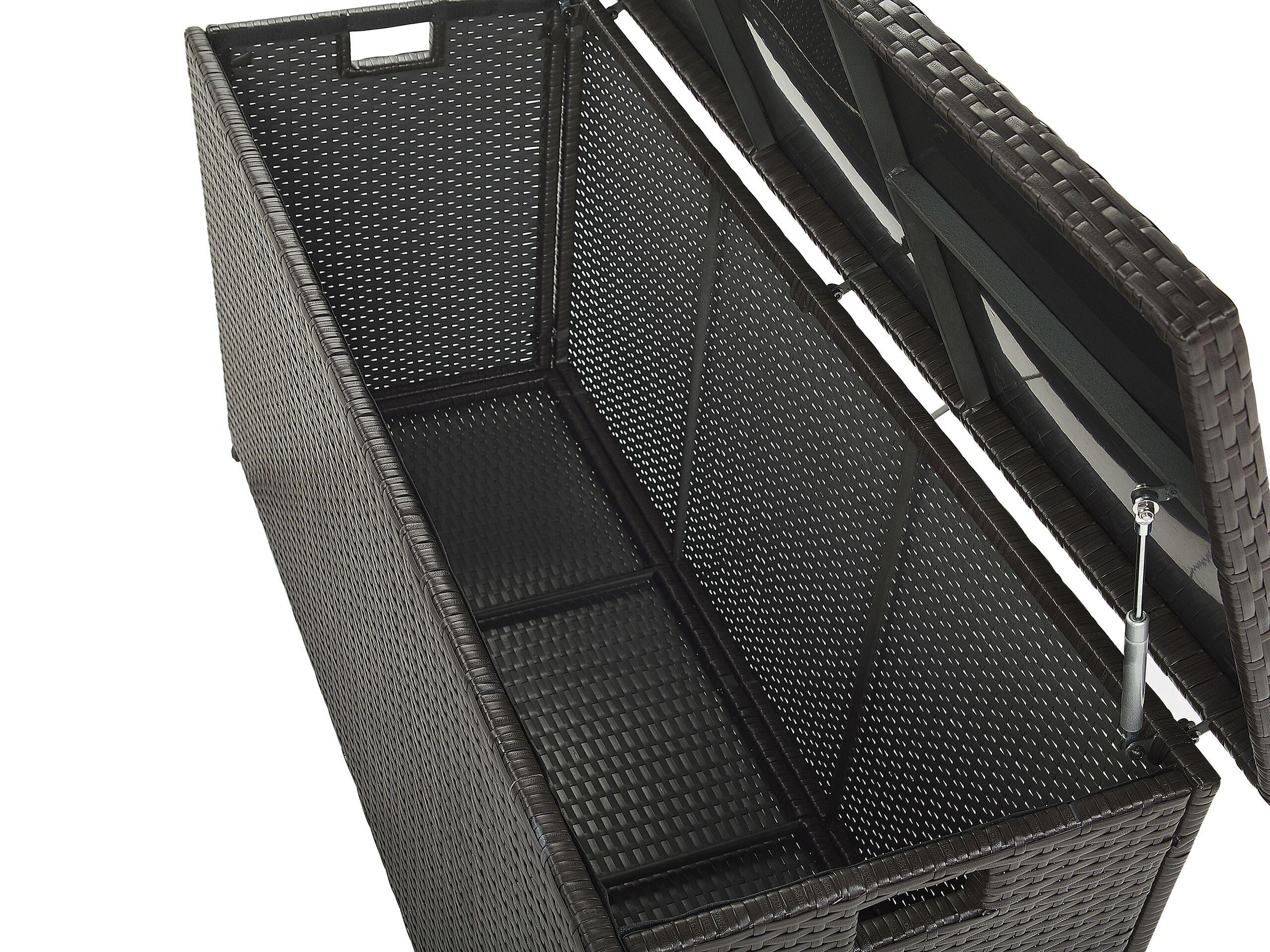 Beliani Coffre de rangement en Polyrotin Boho MODENA  