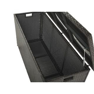 Beliani Aufbewahrungsbox aus PE Rattan Boho MODENA  