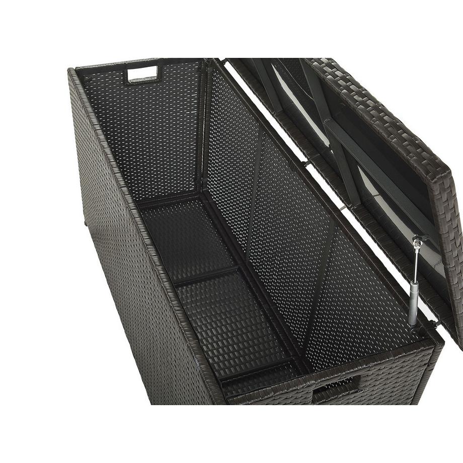 Beliani Aufbewahrungsbox aus PE Rattan Boho MODENA  