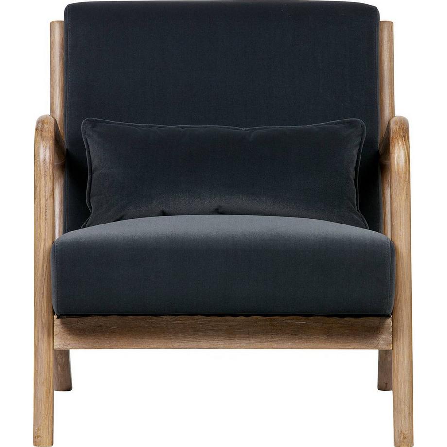 mutoni Sessel Mark Velvet Antrazit  