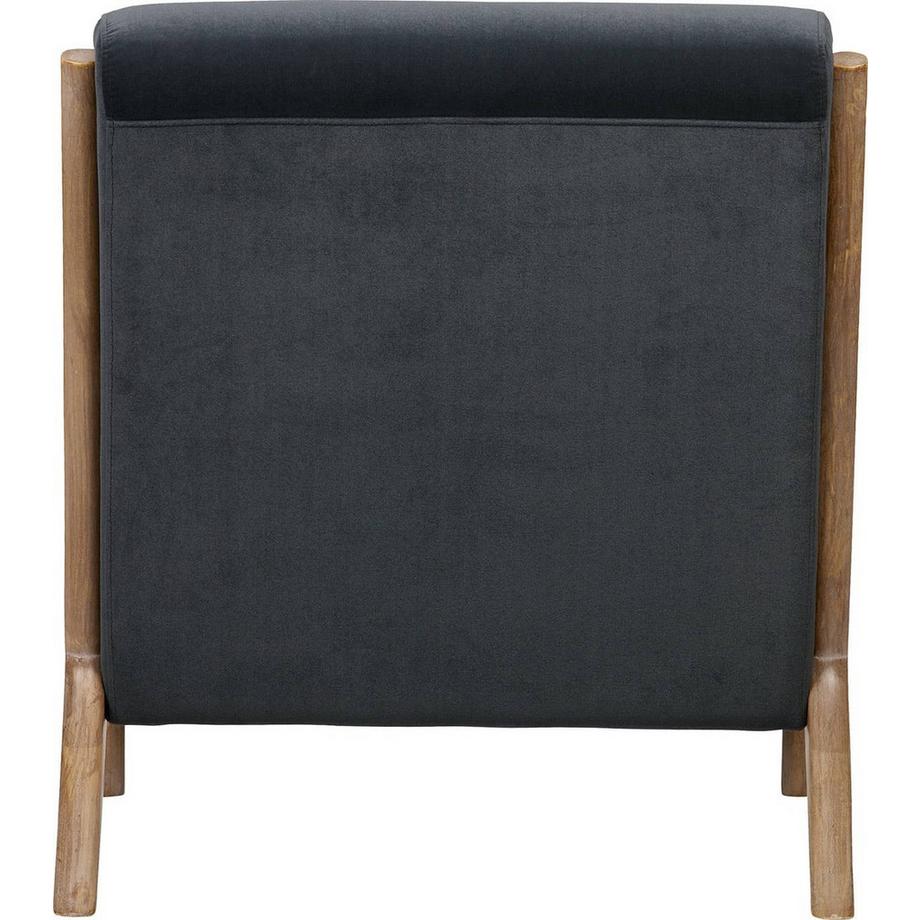 mutoni Sessel Mark Velvet Antrazit  
