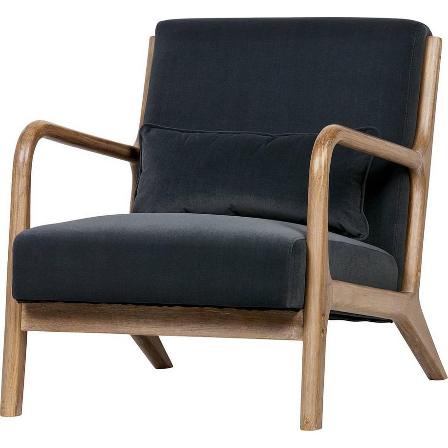 Sessel Mark Velvet Antrazit