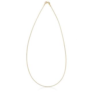 MUAU Schmuck  Collier Omega Glied Gelbgold 750, 1mm, 40cm 