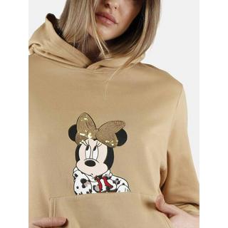 Admas  Completo pigiama pantaloni con cappuccio top Minnie Leopardo Disney 