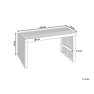 Beliani Table de jardin en Acacia Moderne BELLANO  