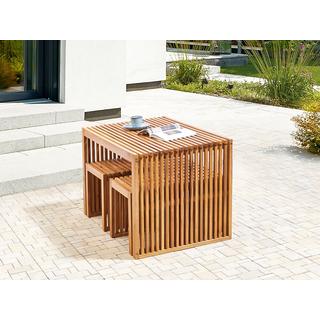 Beliani Table de jardin en Acacia Moderne BELLANO  