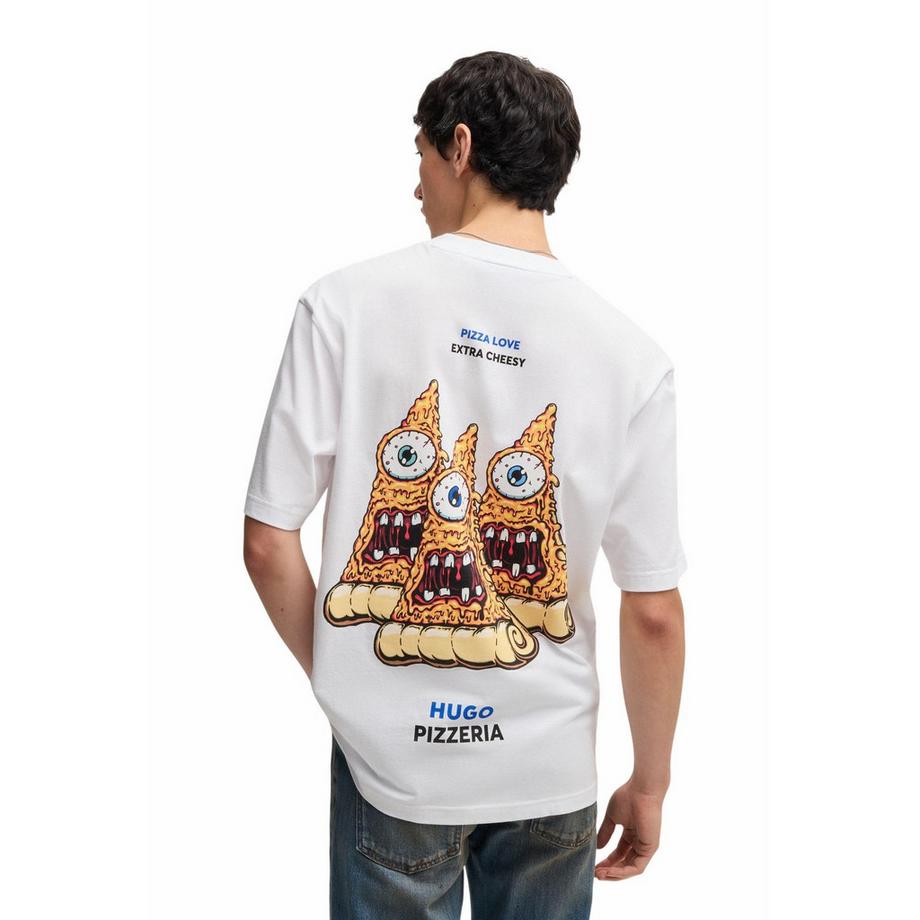 HUGO BOSS  T-ShirtMotiftyle Pizza Nizzerio 
