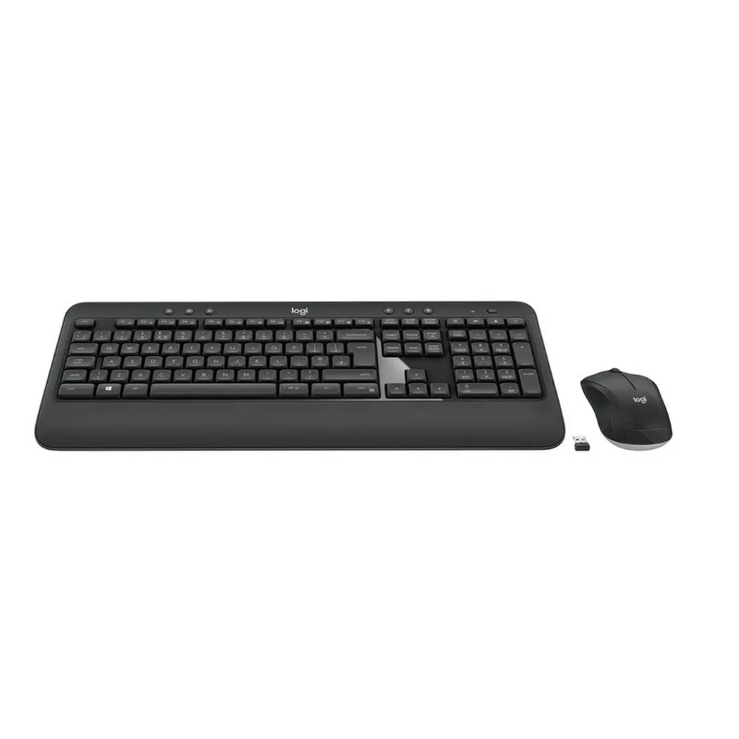 Logitech - 920-008690 tastiera Mouse incluso Universale RF Wireless QWERTZ Ungherese Nero, Bianco