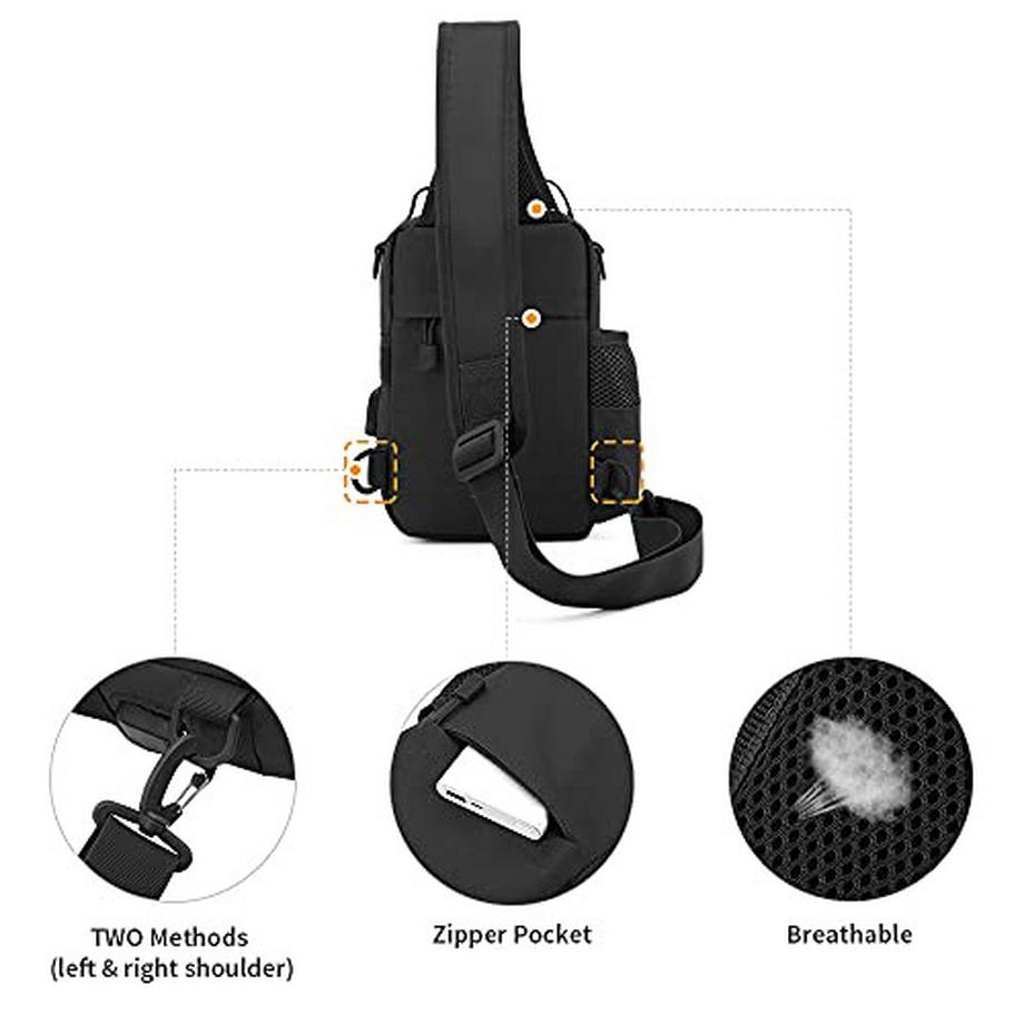 Only-bags.store Taktische Militär Brust Sling Umhängetasche  