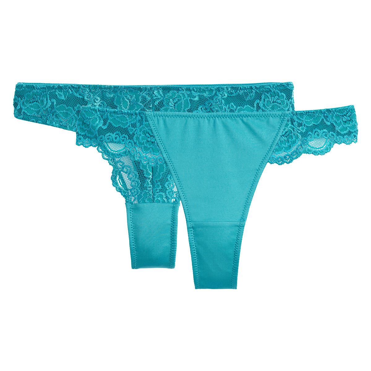 Image of 2er-pack Tangas Anthea Unisex Blau 44