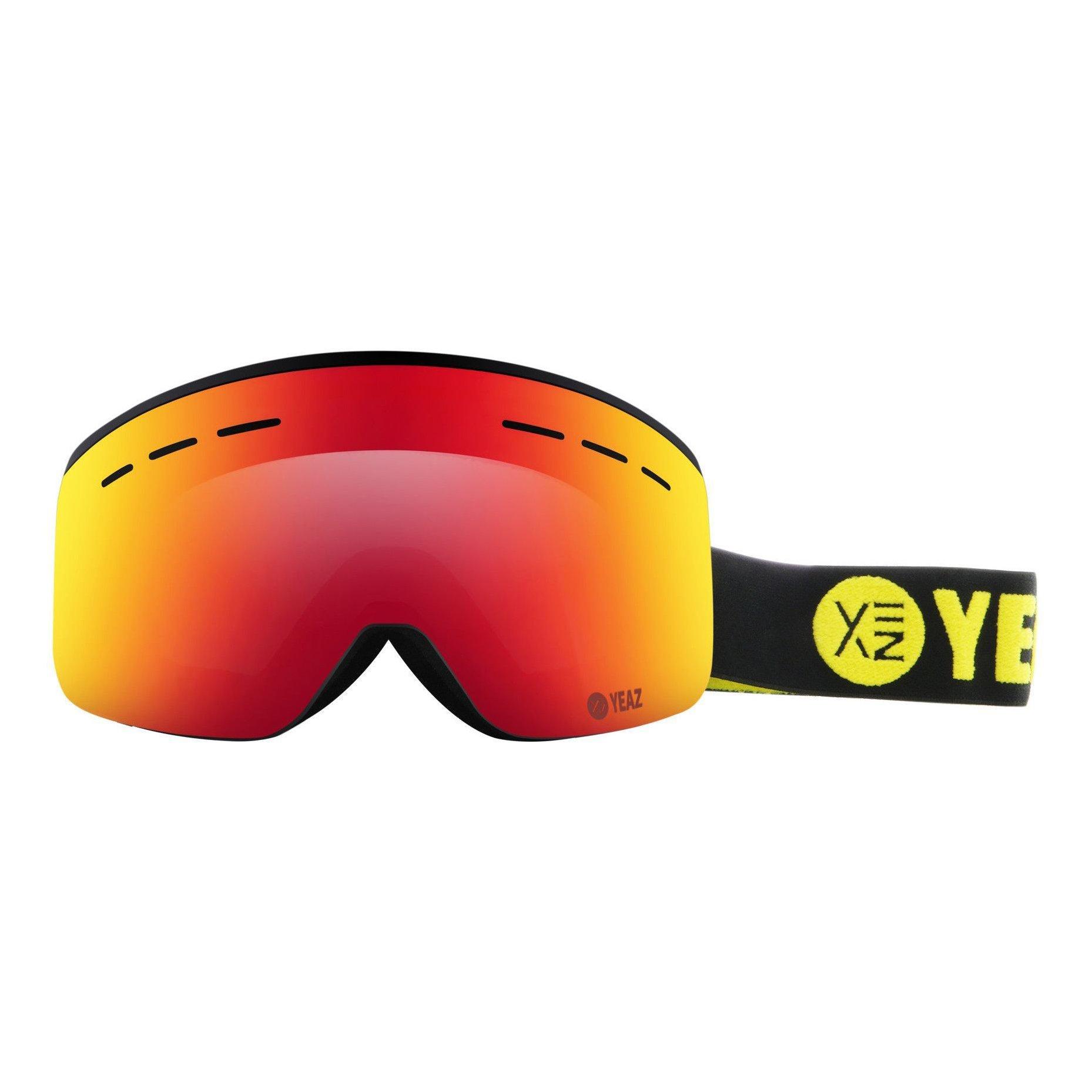 YEAZ  RISE Ski- Snowboardbrille schwarz 