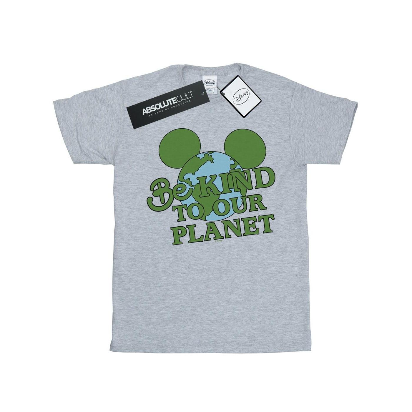 Image of Mickey Mouse Be Kind Tshirt Unisex Grau 116