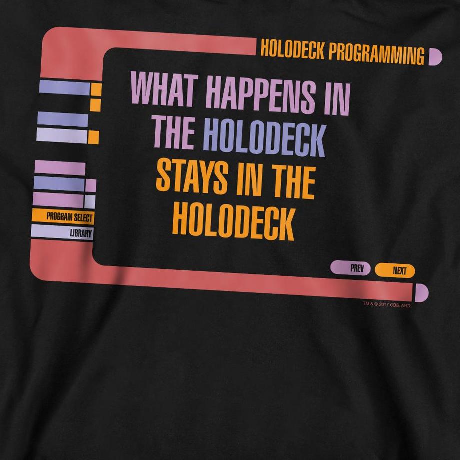 Star Trek Holodeck Secrets Bedrucktes Sweatshirt  